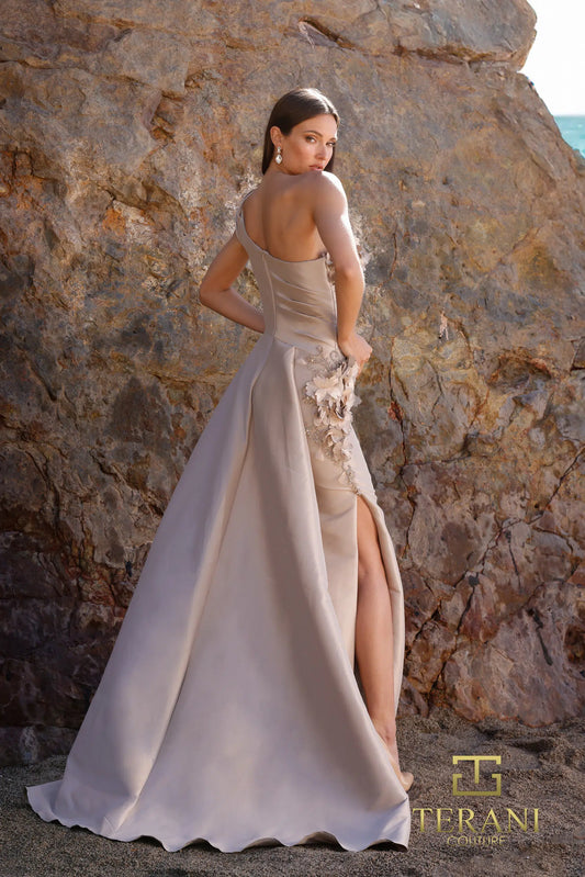 Bodycon Long With Overskirt Evening Dress Style 252E5116