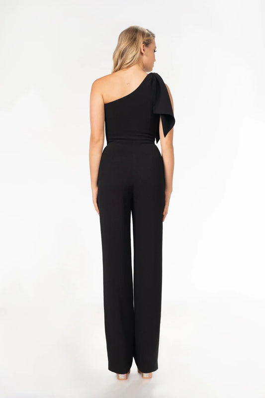 Asymmetrical JumpSuit With One Shoulder Neckline Style DJUG55-3053