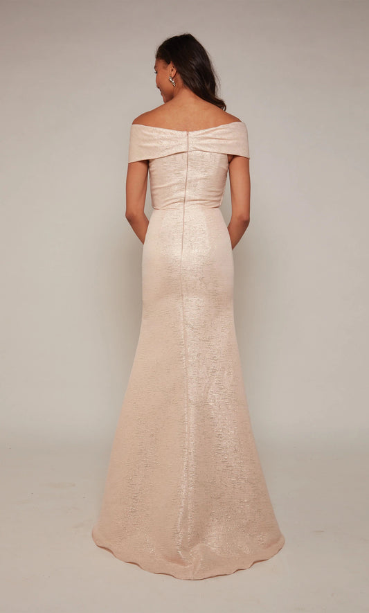 Alyce Paris - Formal Dress: 27613. Long, Off The Shoulder, Fit N Flare