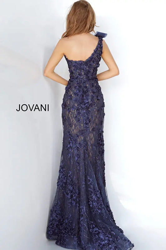 Jovani - Robe asymétrique ornée - 3375