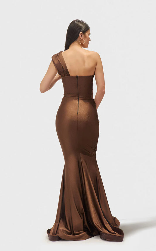 Off the Shoulder Floor Lenght Dress Style JA2657